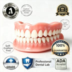Comfortable Soft-Fit Denture Adhesive for Missing Teeth Restoration