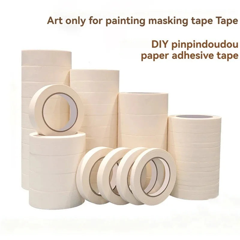 Residue-Free Crepe Paper Masking Tape for Painting and DIY Crafts - 10