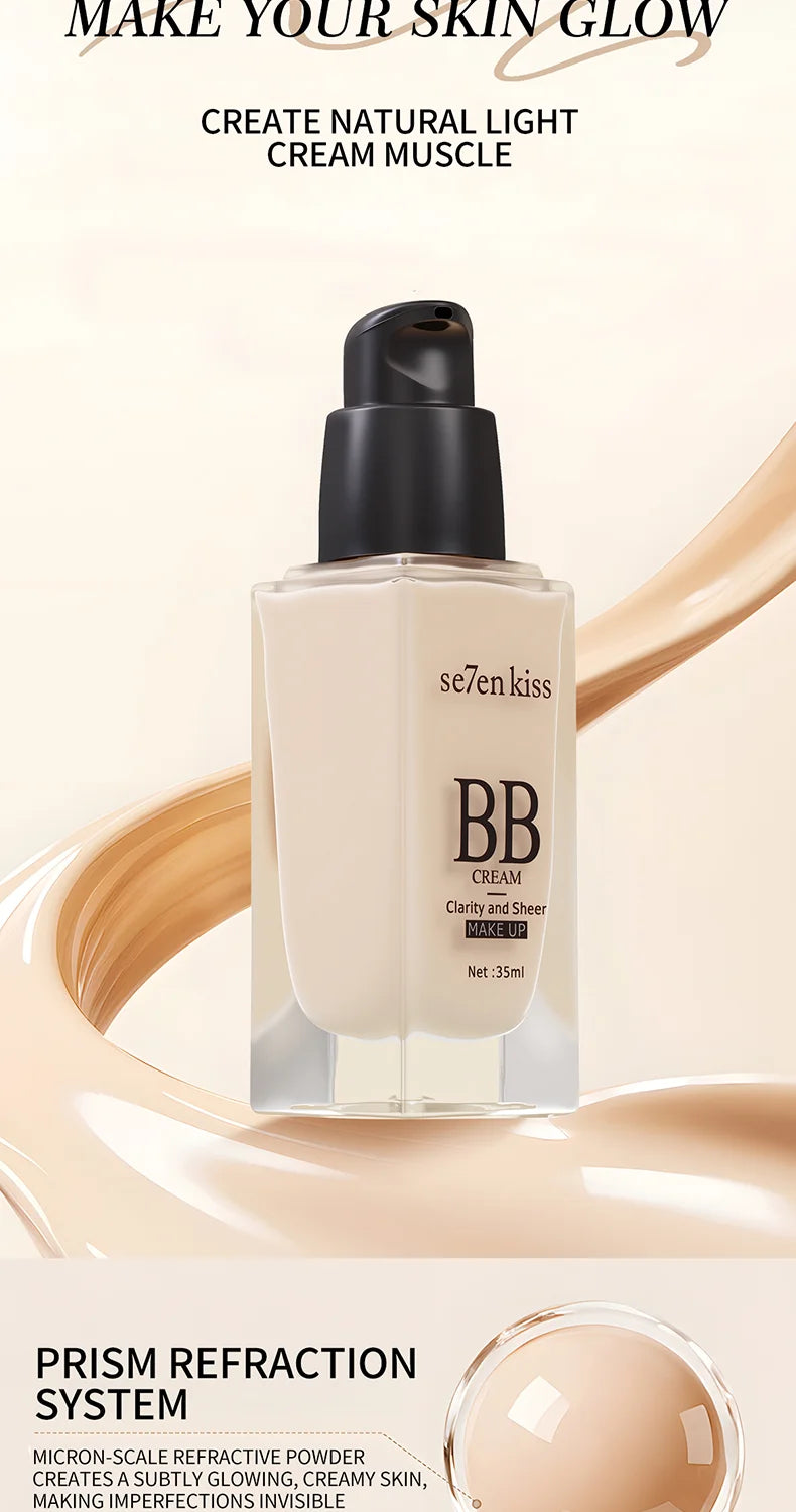 Long-Lasting Waterproof BB Cream Foundation