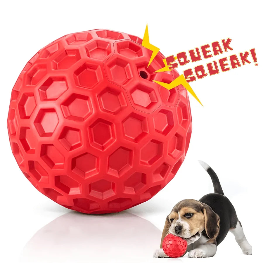Bite-Resistant Interactive Honeycomb Dog Ball