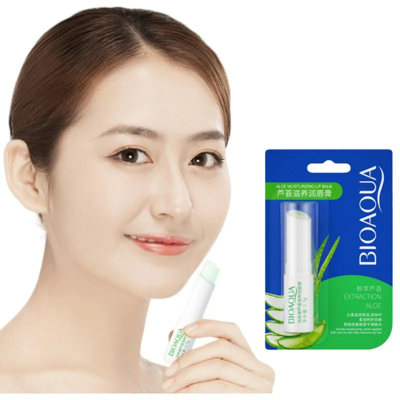 Aloe Vera Hydrating Lip Balm for Dry Lips