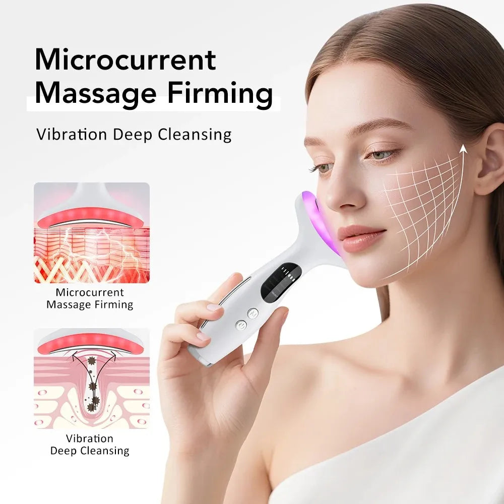 7-Color LED Skin Tightening & Neck Lifting Device