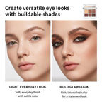 9-Color Professional Eyeshadow Palette for Daily and Party Looks