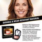 Instant Snap-On Cosmetic Dentures with Storage Case