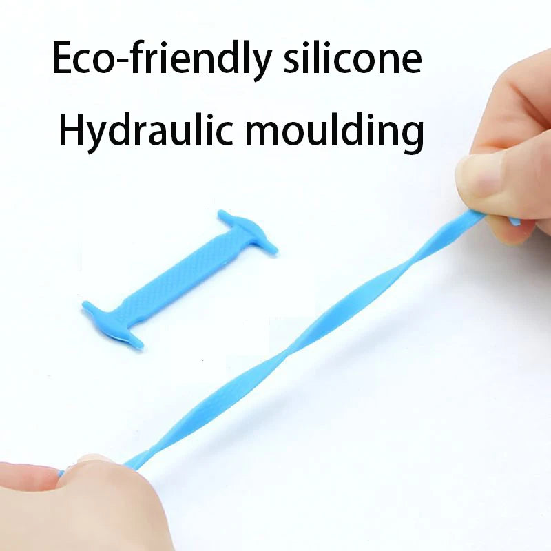 Elastic No-Tie Silicone Shoe Laces - 4