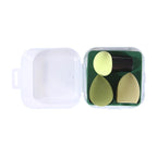 3-Piece Makeup Sponge Set with Storage Case