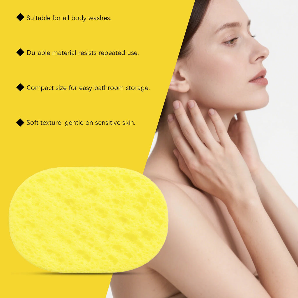 Exfoliating Lemongrass Bath Sponge for Deep Skin Cleansing