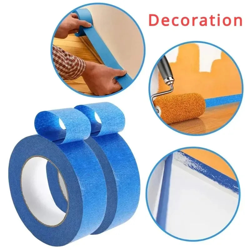 Professional Blue Painters Masking Tape for Clean Paint Lines - 3