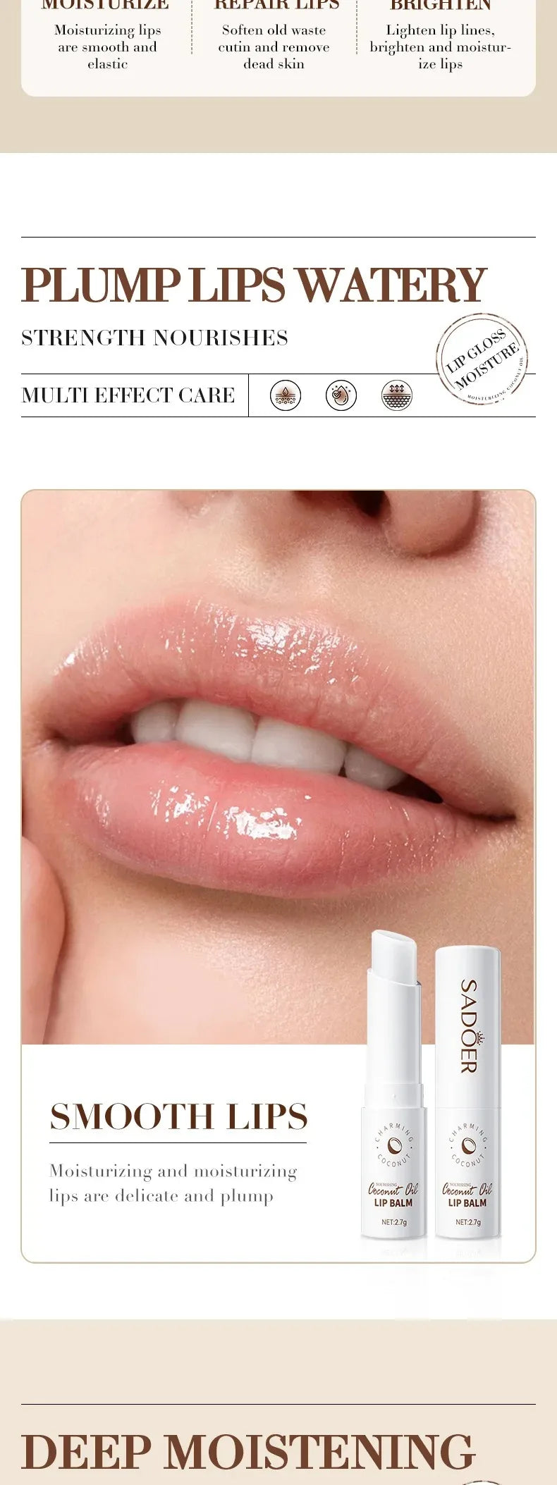 Hydrating Coconut Nourishing Lip Balm