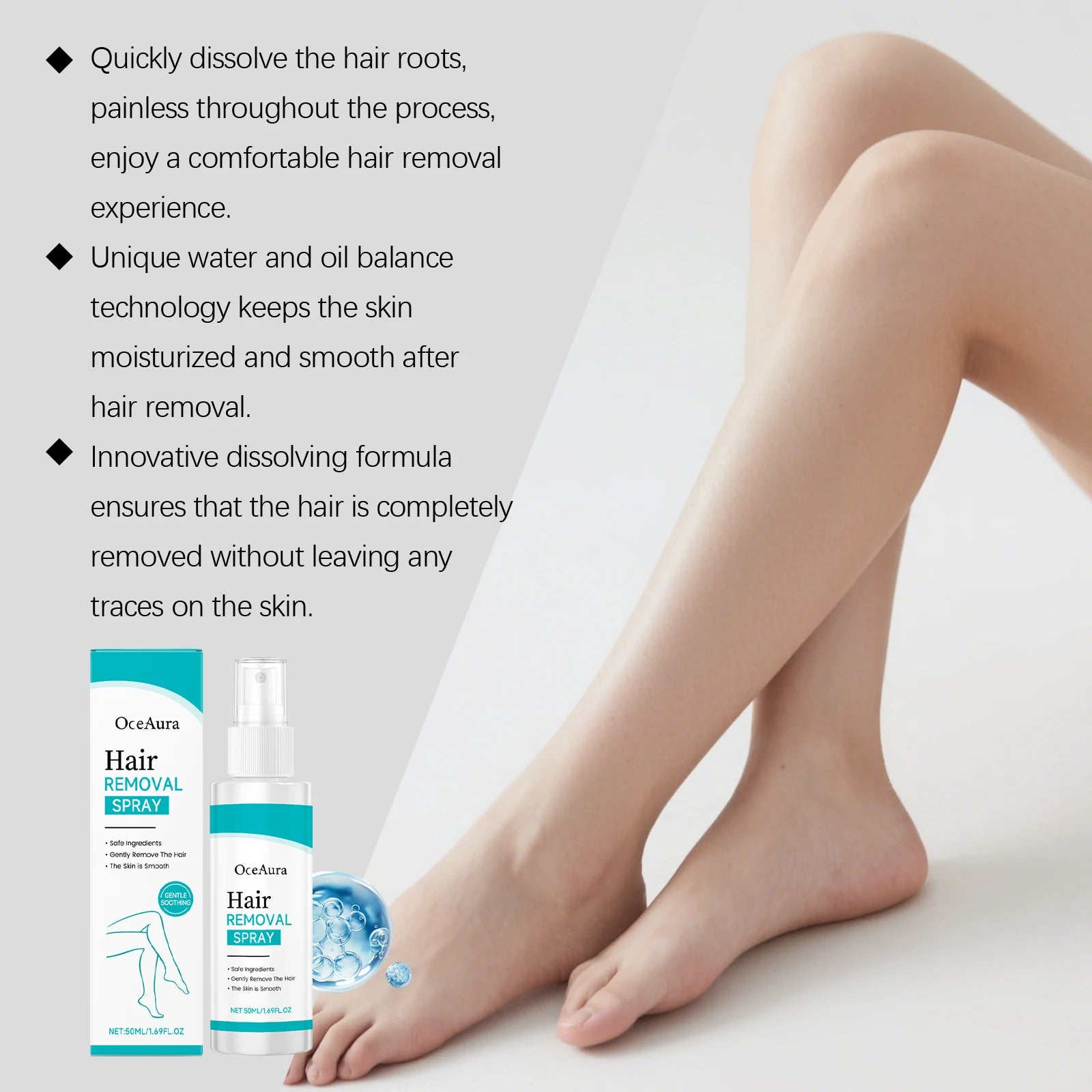 Painless Gentle Body Hair Removal Spray - 11