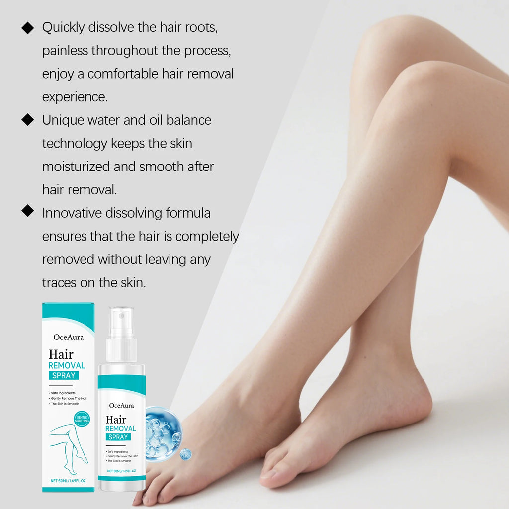 Painless Gentle Body Hair Removal Spray