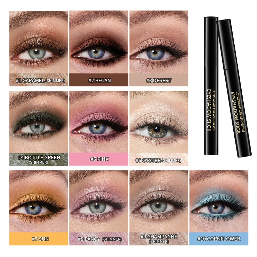 Long-Lasting Waterproof Eyeshadow Stick