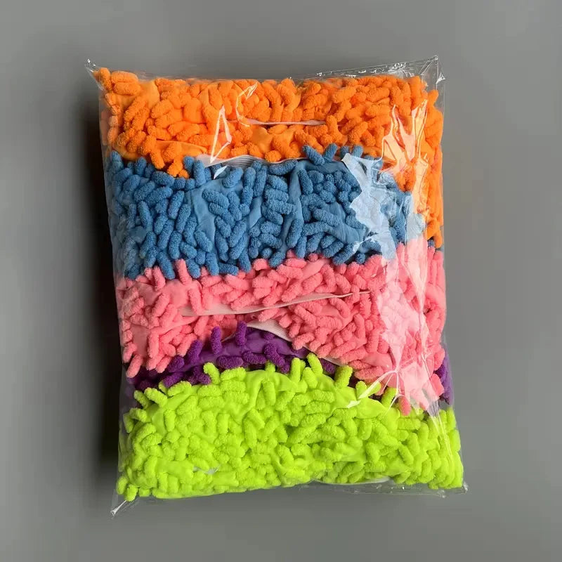 Chenille Microfiber Mop Shoe Covers for Hands-Free Floor Cleaning - 6