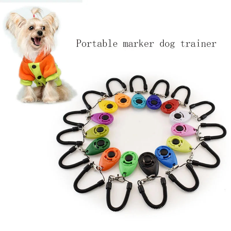 Portable Pet Training Clicker with Wrist Strap - 1