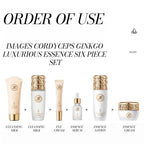 Luxurious Cordyceps and Ginkgo 6-Piece Facial Skincare Set