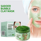 Refreshing Cucumber Bubble Clay Mask for Deep Pore Cleansing