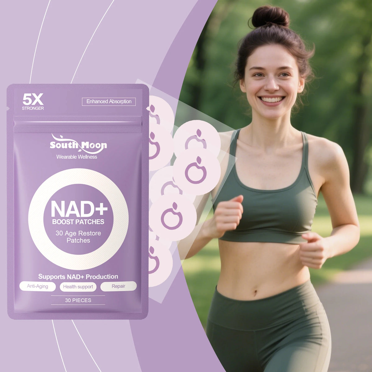 NAD+ Daily Wellness Support Patches