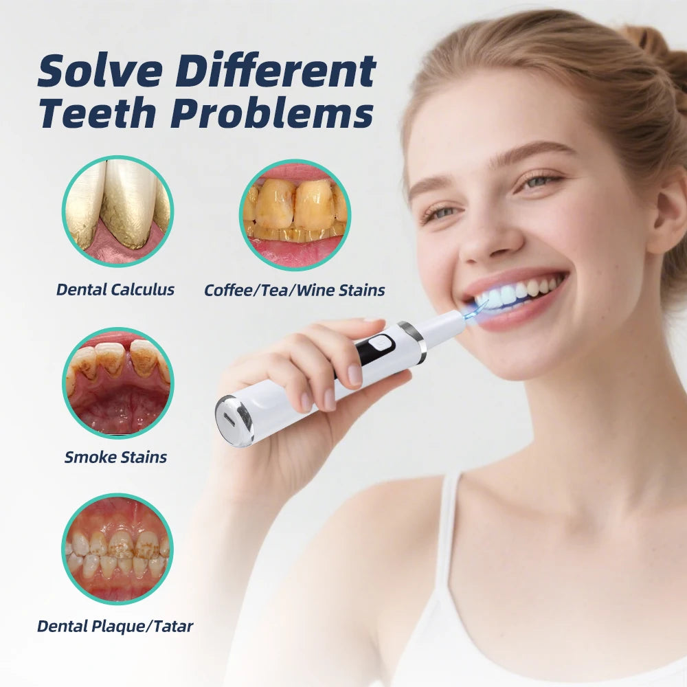 Ultrasonic Electric Teeth Tartar and Plaque Remover