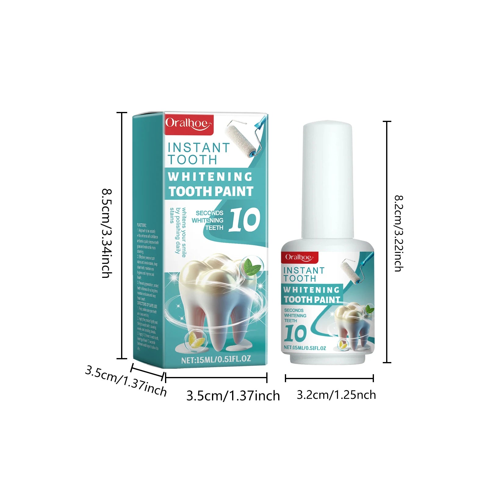 Instant Teeth Whitening Enamel Paint - 6