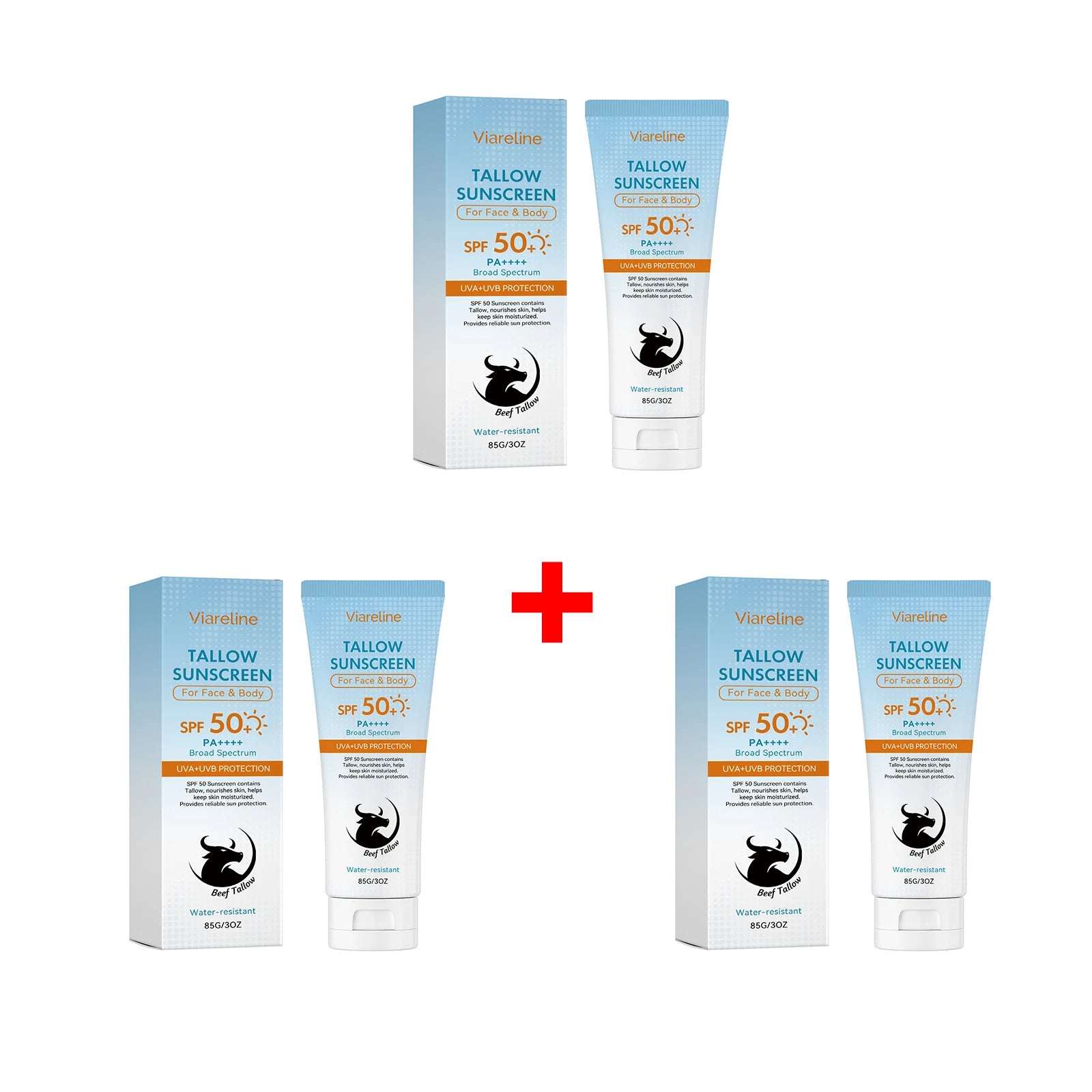 SPF 50 Nourishing Tallow Sunscreen for Face and Body - 16