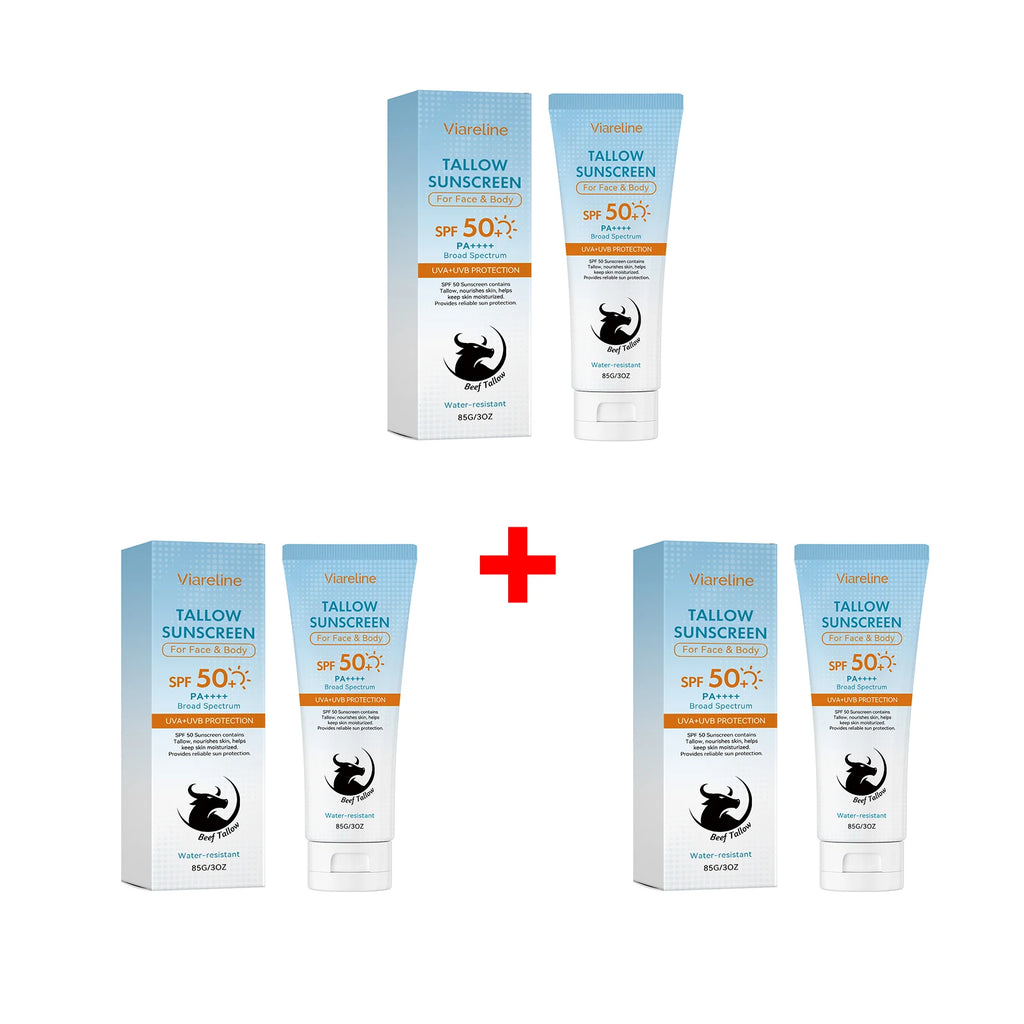 SPF 50 Nourishing Tallow Sunscreen for Face and Body
