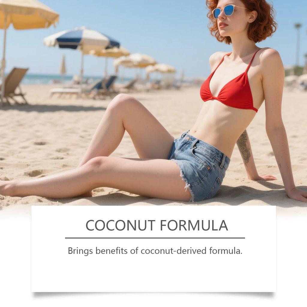 Coconut Body Firming Oil for Skin Hydration and Elasticity