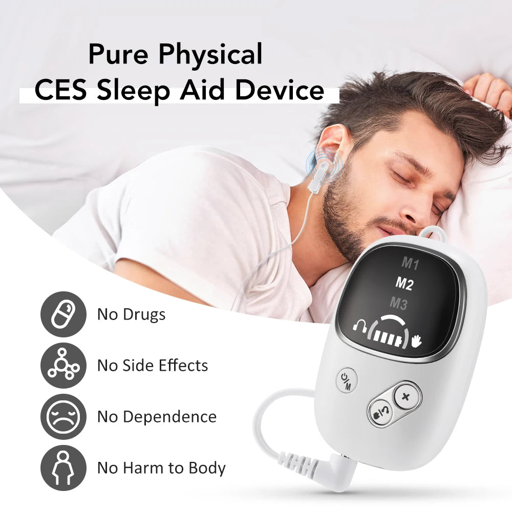 Portable CES Sleep Aid and Anxiety Relief Device