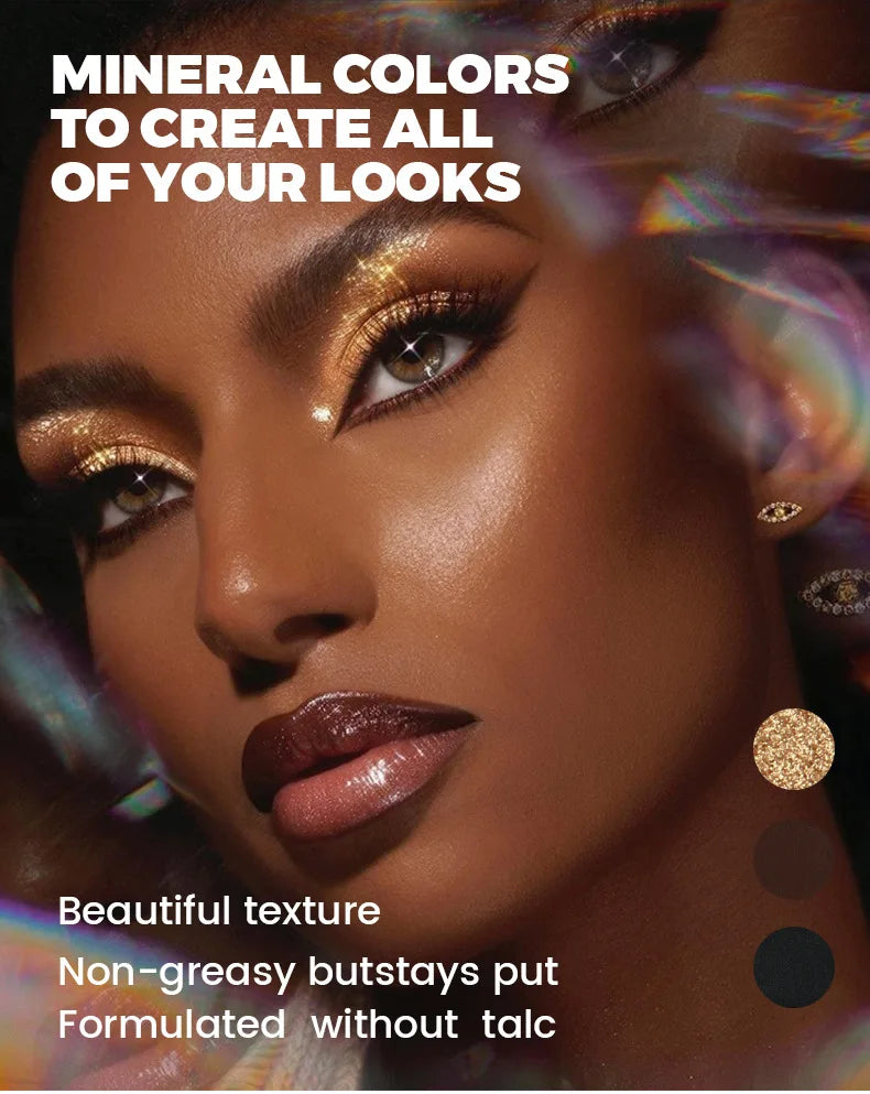 12-Color Neutral Eyeshadow Palette for Smoky and Party Looks - 8