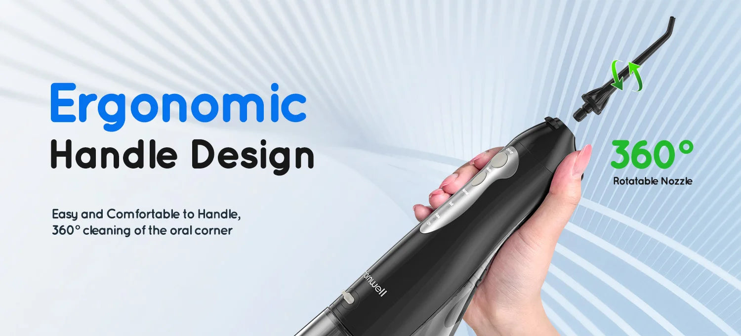 Portable Cordless Water Flosser for Teeth Cleaning - 8