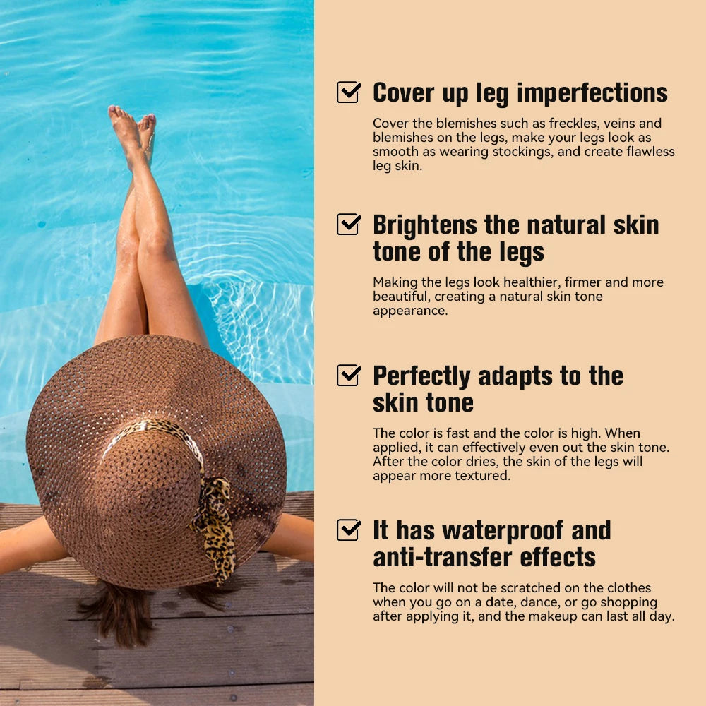 Waterproof Leg Foundation for Flawless Skin - 3