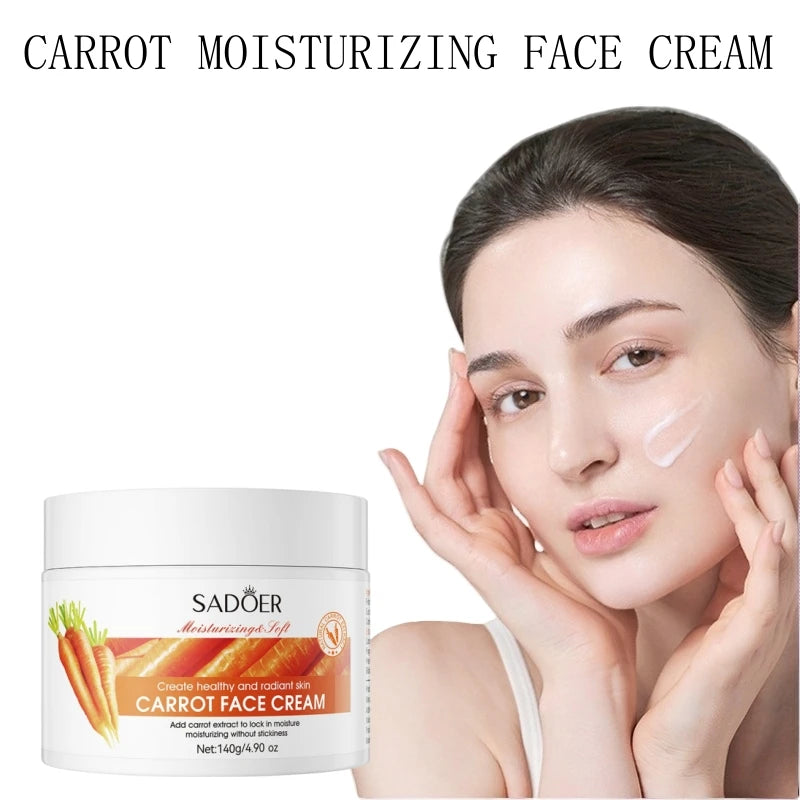 Hydrating Carrot Face Cream for Dry and Dehydrated Skin