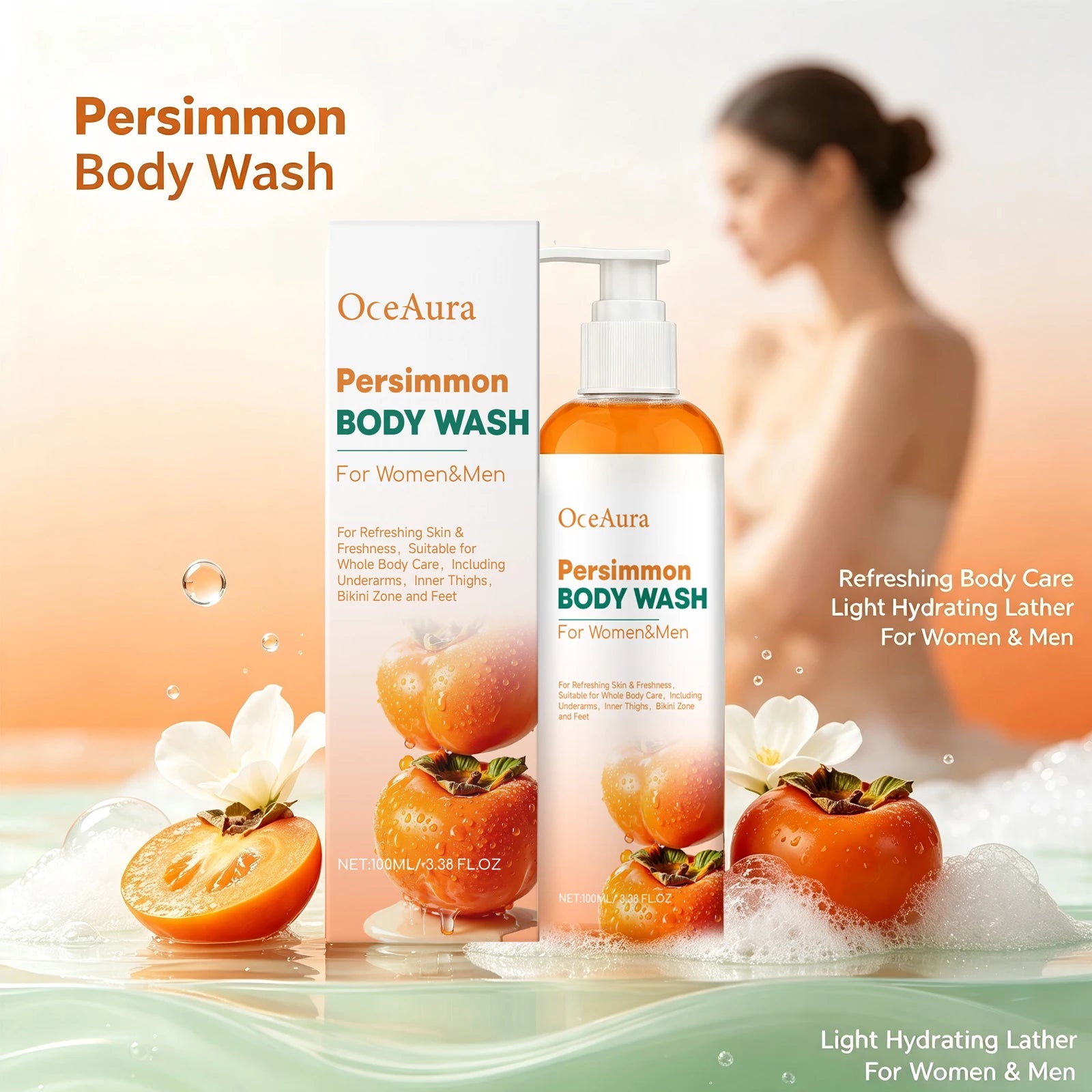 Persimmon Odor Eliminating Body Wash - 2