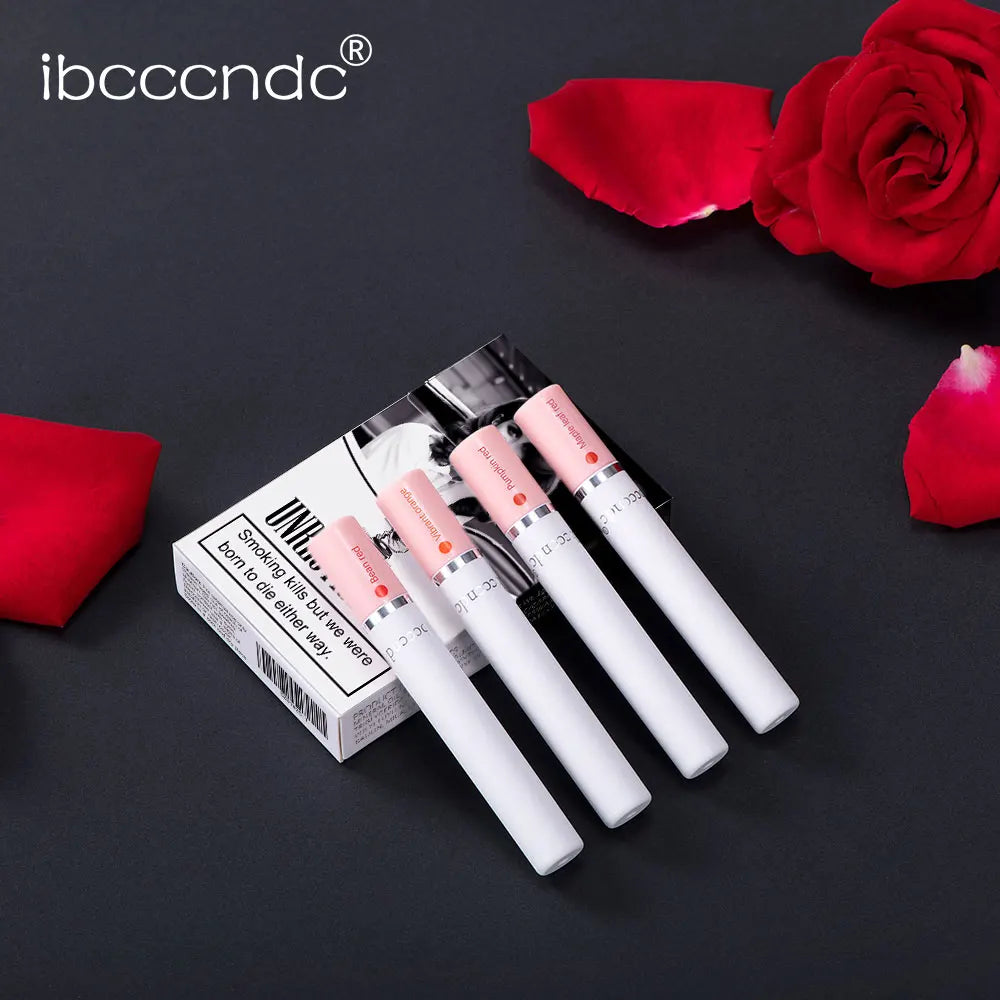 Matte Velvet Cigarette Lipstick Set - 3