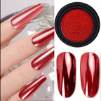 Chrome Mirror Effect Metallic Nail Art Glitter Powder