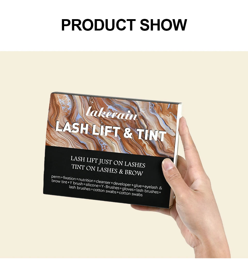 Professional Eyelash and Eyebrow Lift and Tint Kit