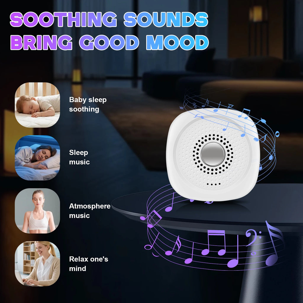 Portable White Noise Sound Machine for Sleep and Travel