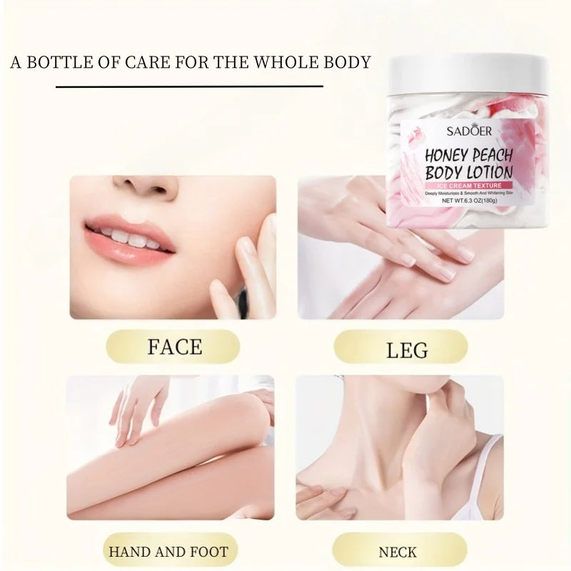 Hydrating Peach Body Lotion for Silky Smooth Skin