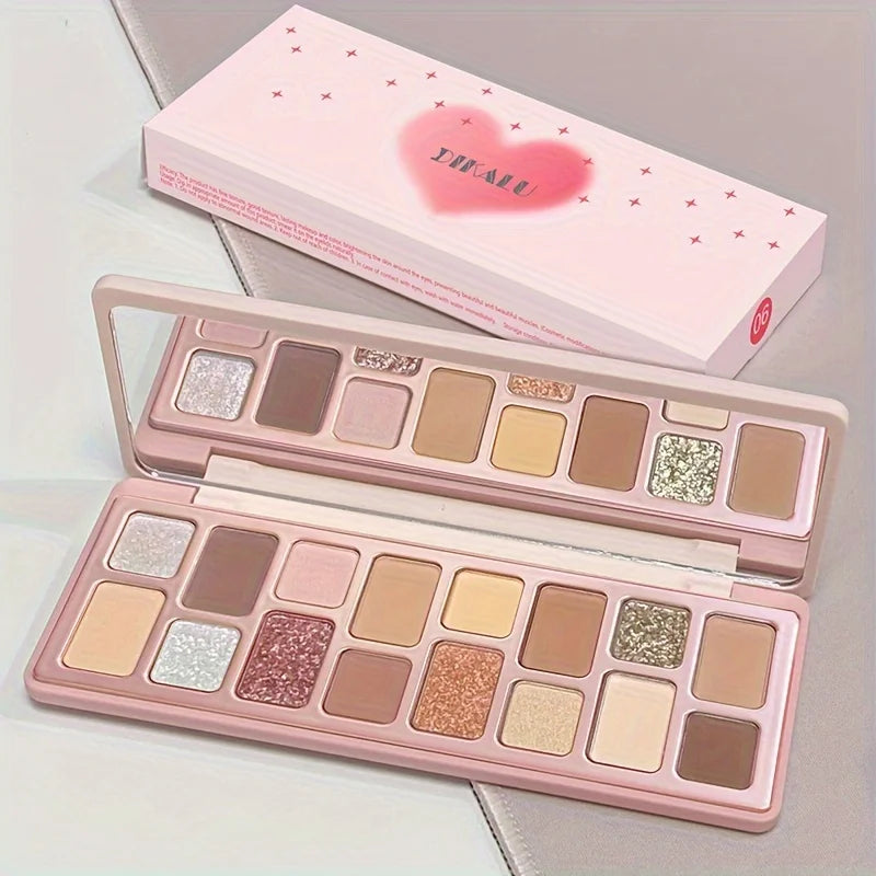 16-Color Versatile Eyeshadow Palette for Day and Evening Looks - 5