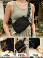 Hands-Free Dog Walking Crossbody Bag with Waste Dispenser