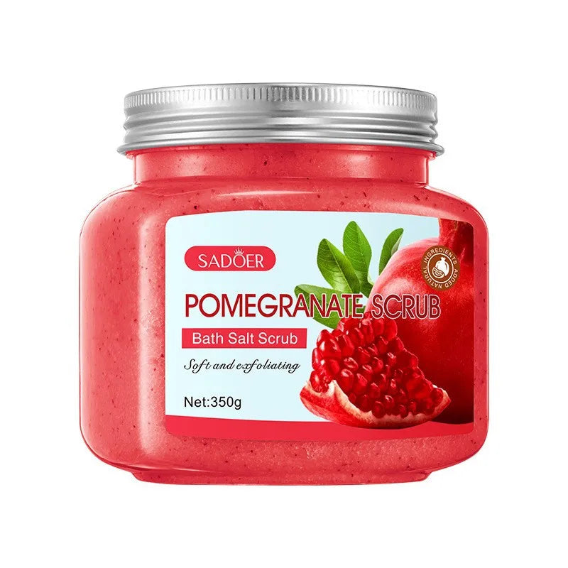 Exfoliating Fruit Bath Salt Body Scrub for Smooth Radiant Skin