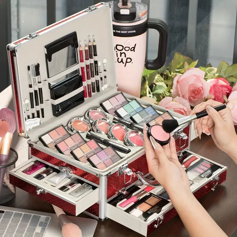 All-in-One Professional Makeup Travel Kit