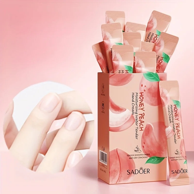 Honey Peach Moisturizing Hand Cream Sticks - 3