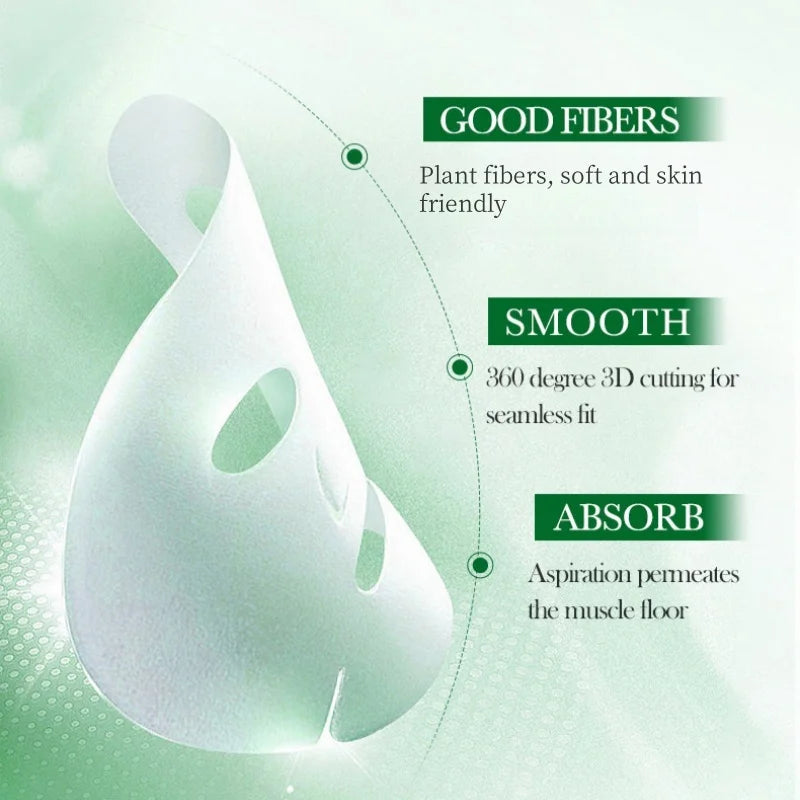 Aloe Vera Hydrating Facial Sheet Mask for Soothing Skincare