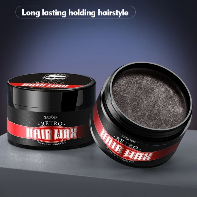 Strong Hold Men's Retro Hair Styling Wax