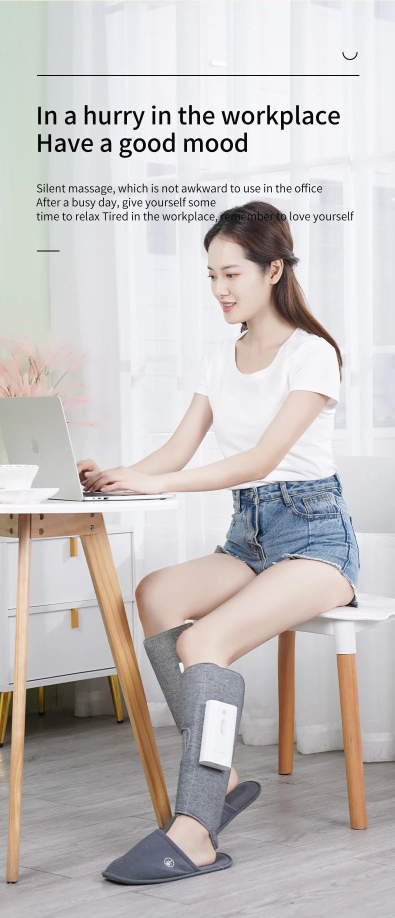 Cordless Air Compression Leg Massager for Muscle Relief - 14
