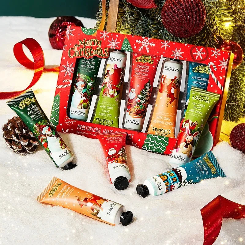 Festive Christmas Hand Cream Set for Deep Hydration