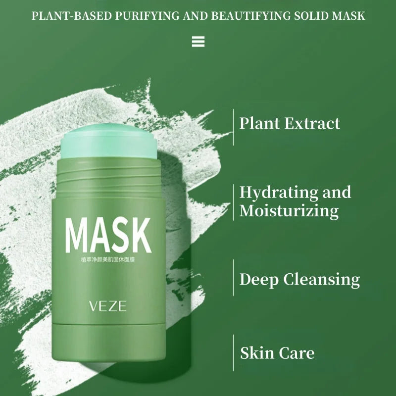 Deep Cleansing Green Tea Pore Refining Mud Mask Stick