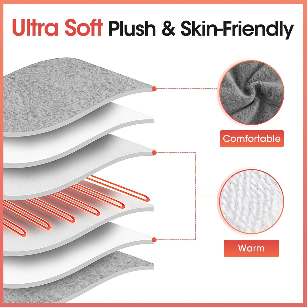 USB Electric Heated Foot Warmer for Home and Office - 10