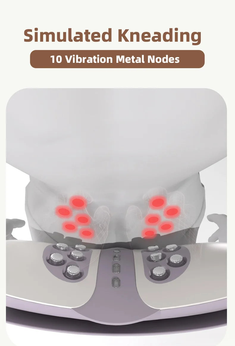 Electric Lumbar Traction Massager for Back Pain Relief - 13