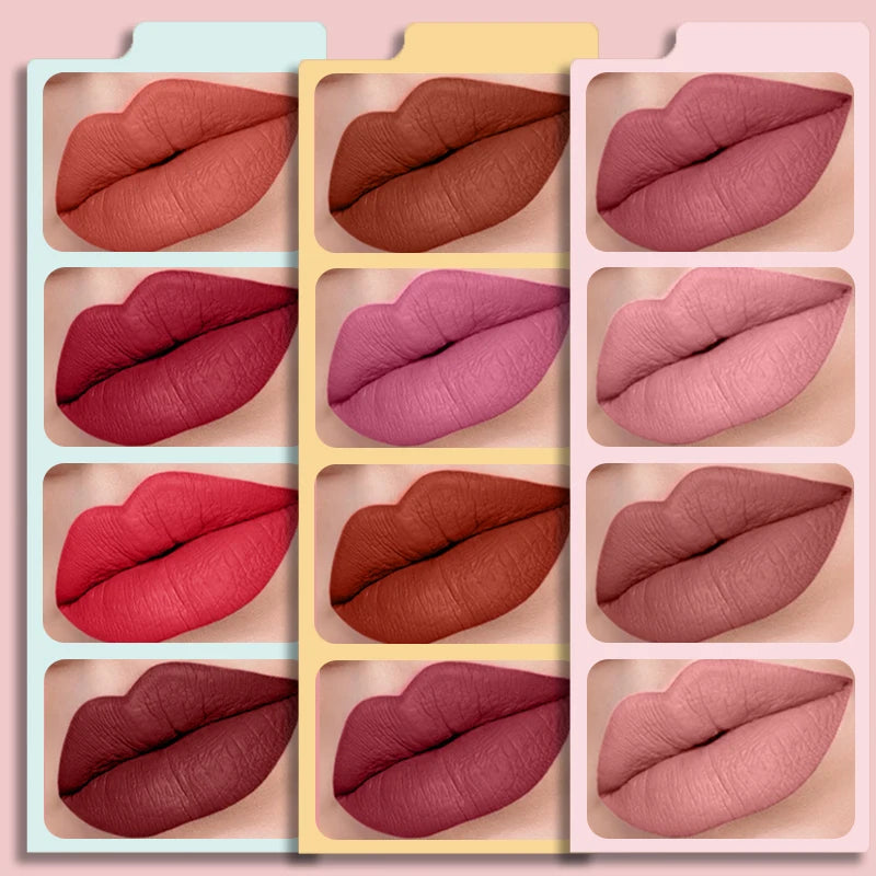 Long-Lasting Waterproof Matte Liquid Lipstick